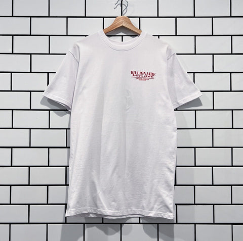 BILLIONAIRE BOYS CLUB BBC BARCELONA SS TEE BLEACH WHITE