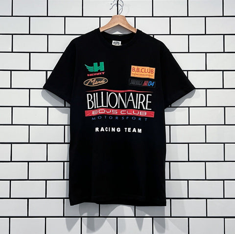 BILLIONAIRE BOYS CLUB BBC RACING TEAM SS TEE BLACK