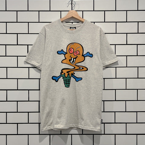 ICE CREAM BBC ICECREAM STATIC AGE SS TEE LIGHT HEATHER GREY
