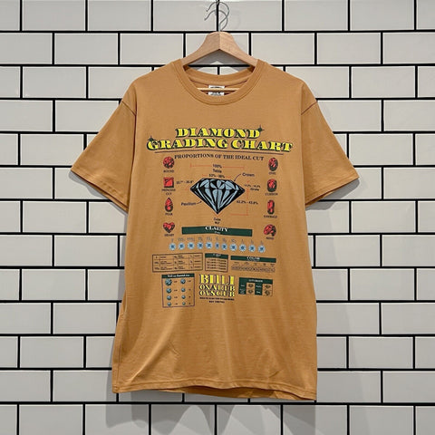 BILLIONAIRE BOYS CLUB BBC GRADING CHART SS TEE TAFFY
