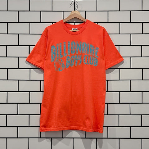 BILLIONAIRE BOYS CLUB BBC CRACKED ARCH SS TEE HOT CORAL
