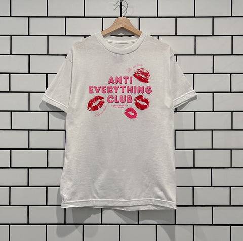 ANTI SOCIAL SOCIAL CLUB ANTI EVERYTHING CLUB LOVE TEE WHITE