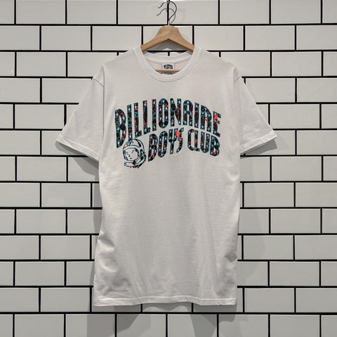 BILLIONAIRE BOYS CLUB BBC CRACKED ARCH SS TEE WHITE