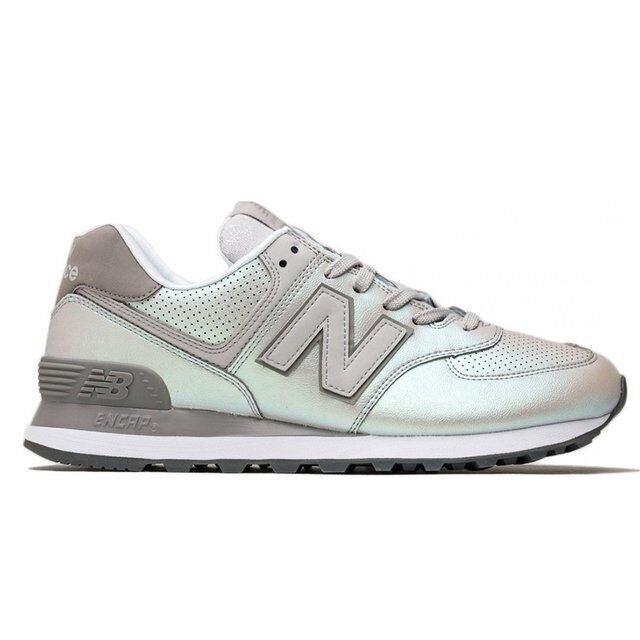 NEW BALANCE WOMEN CLASSICS WL574KSC TRADITIONNELS SNEAKERS SILVER archive