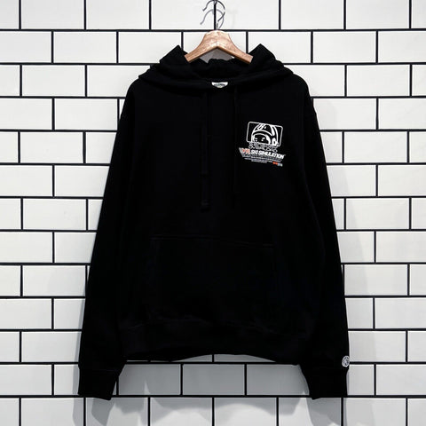 BILLIONAIRE BOYS CLUB BBC VR SKI HOODIE BLACK OVERSIZED
