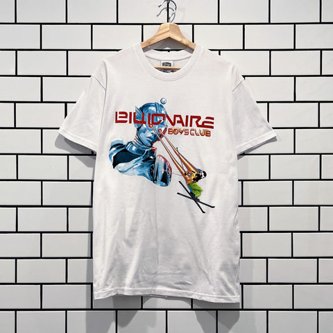 BILLIONAIRE BOYS CLUB BBC ESCAPE SS TEE WHITE