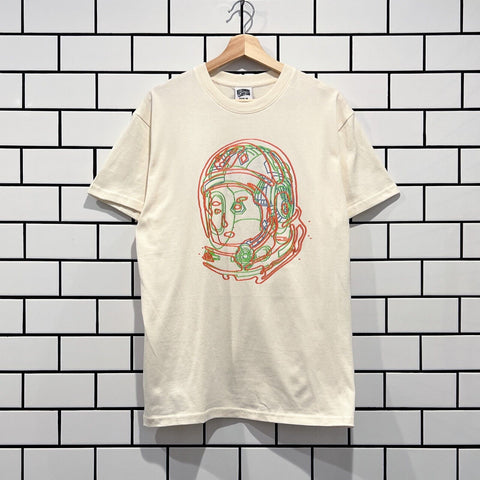 BILLIONAIRE BOYS CLUB BBC HELMET SS TEE GARDENIA