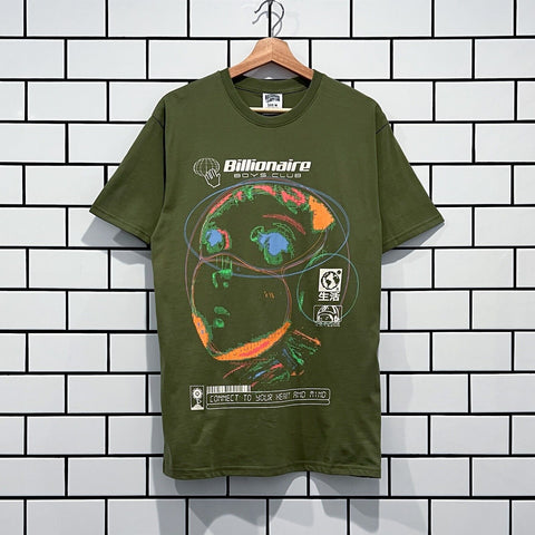 BILLIONAIRE BOYS CLUB BBC CONNECT SS TEE LODEN GREEN
