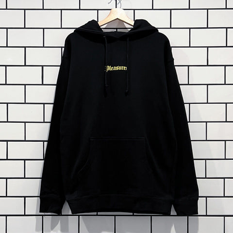 PLEASURES REALITY HOODIE BLACK