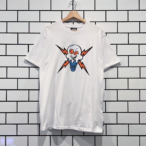 ICE CREAM BBC ICECREAM ELECTRIC COMPANY SS TEE WHITE