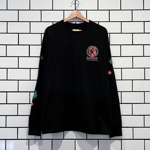 BILLIONAIRE BOYS CLUB BBC PARTICLE LS TEE BLACK
