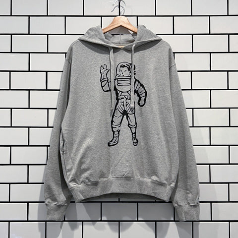 BILLIONAIRE BOYS CLUB BBC WALDO HOODIE HEATHER GREY OVERSIZED