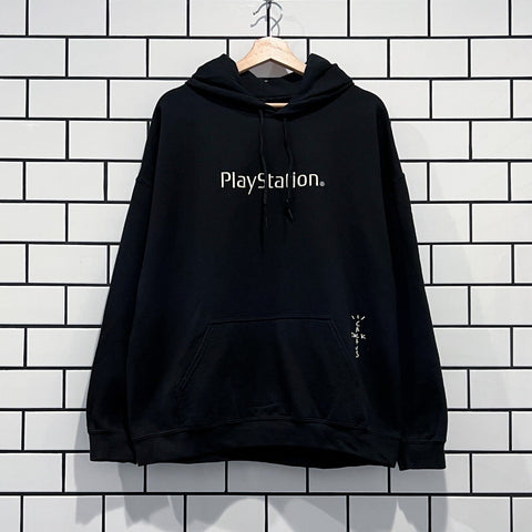 TRAVIS SCOTT MOTHERBOARD III HOODIE BLACK PLAYSTATION CACTUS JACK LIMITED