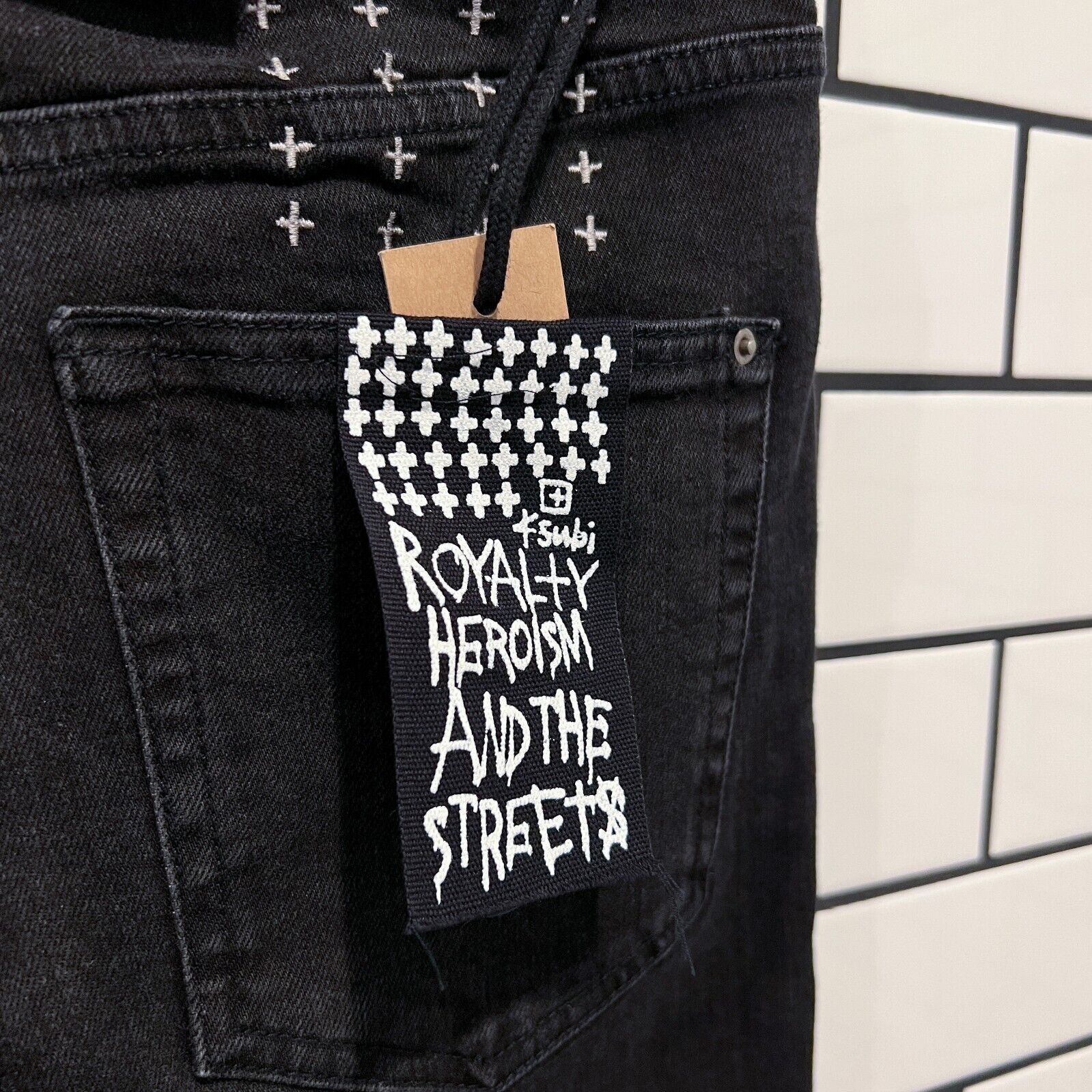 KSUBI CHITCH KROW JEANS BLACK | shoparchive.us