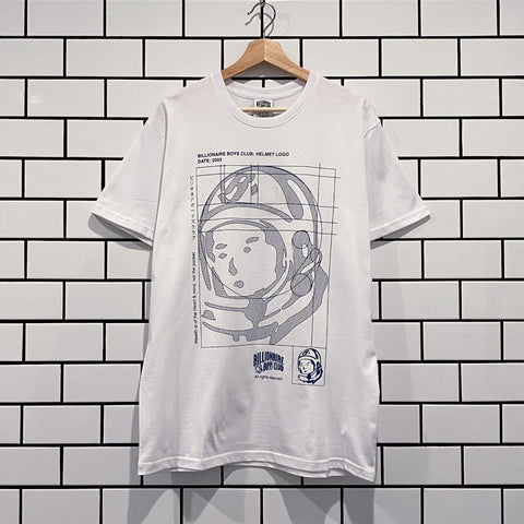 BILLIONAIRE BOYS CLUB BBC BLUEPRINT SS TEE WHITE