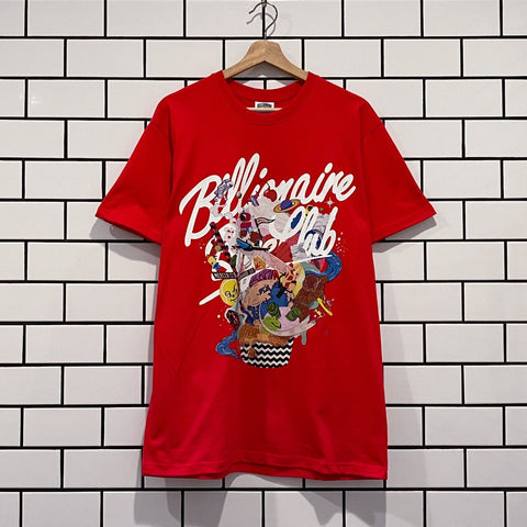 BILLIONAIRE BOYS CLUB BBC EPIC SUNDAE SS TEE RED
