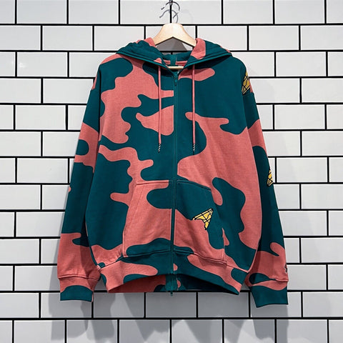 ICECREAM SMILE HOODIE FULL ZIPPED MAUVE GLOW BILLIONAIRE BOYS CLUB BBC ICE CREAM