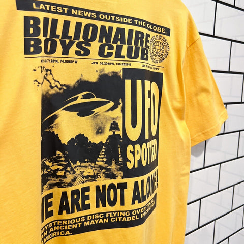 BILLIONAIRE BOYS CLUB BBC NOT ALONE SS TEE PALE MARIGOLD