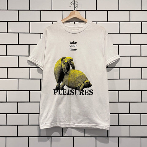 PLEASURES YOUR TIME T-SHIRT WHITE