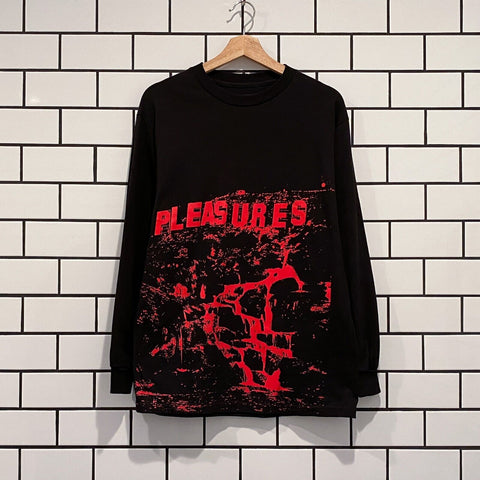 PLEASURES THC LONG SLEEVE TEE BLACK