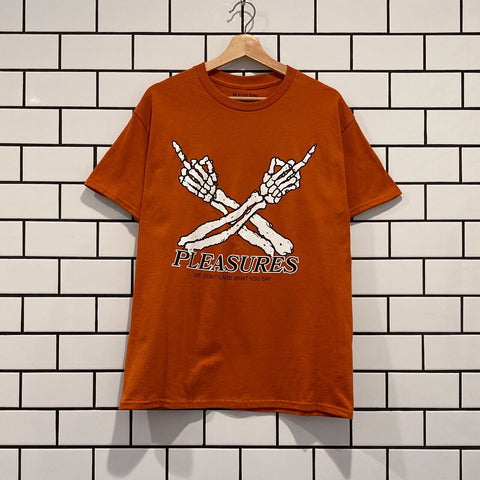 PLEASURES DONT CARE T-SHIRT TEXAS ORANGE