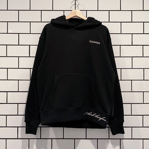 PLEASURES DISCOURSE HOODIE BLACK