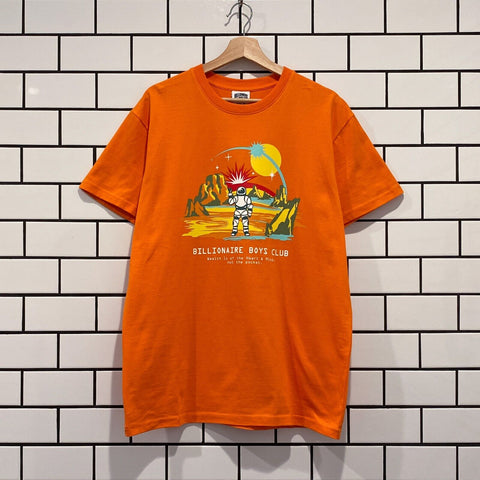 BILLIONAIRE BOYS CLUB BBC SOLAR SS TEE RUSSET ORANGE