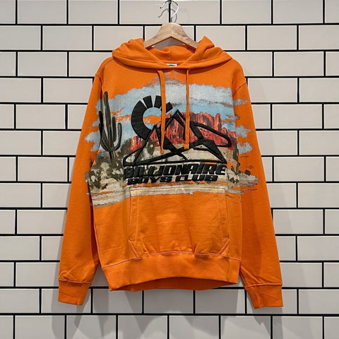 BILLIONAIRE BOYS CLUB BBC WANDERLUST HOODIE DARK CHEDDAR OVERSIZED