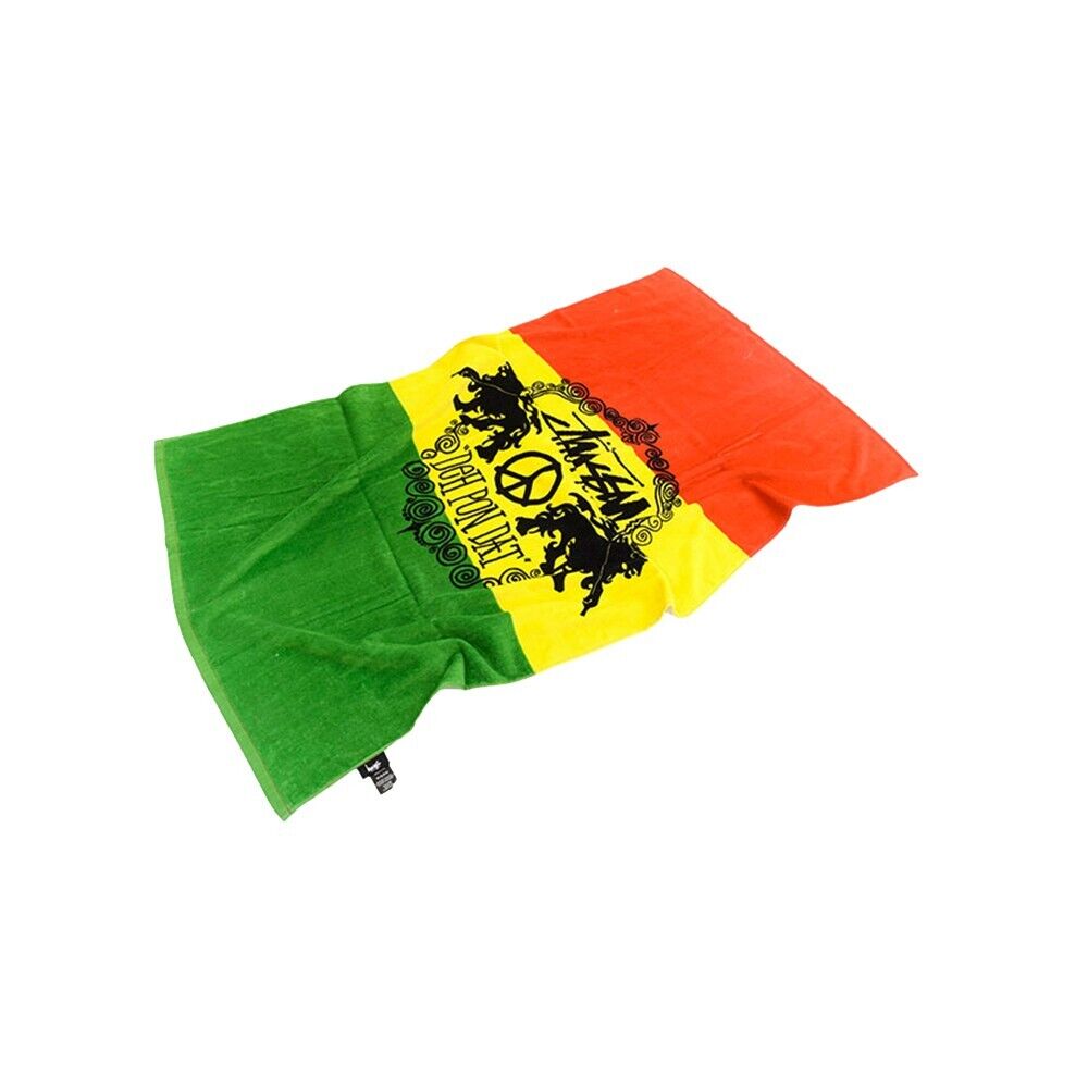 STUSSY HOLD THE MEDZ TOWEL RASTA BEACH TOWEL SOLD OUT LIMITED