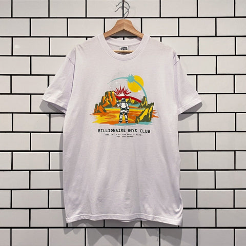 BILLIONAIRE BOYS CLUB BBC SOLAR SS TEE WHITE