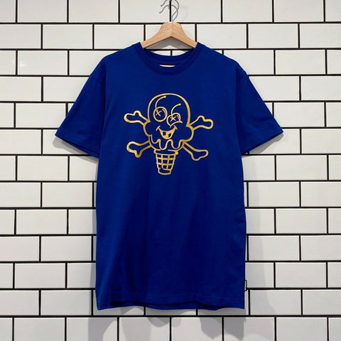 ICECREAM METALLIC SS TEE MAZARINE