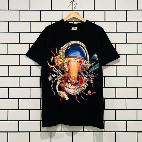 BILLIONAIRE BOYS CLUB BBC FATAL ERROR SS TEE BLACK