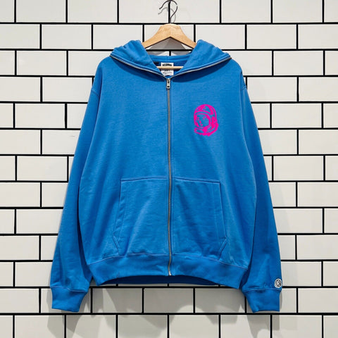 BILLIONAIRE BOYS CLUB BBC HELMET ZIP HOODIE PROVENCE OVERSIZED