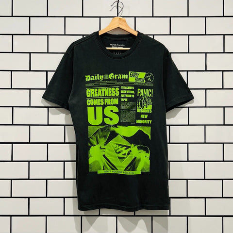 PAPER PLANES FROM WITHIN TEE WASHED BLACK