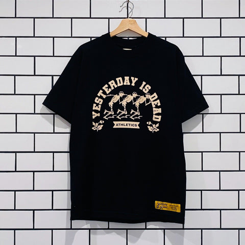 YESTERDAY IS DEAD ATHLETICS TEE BLACK