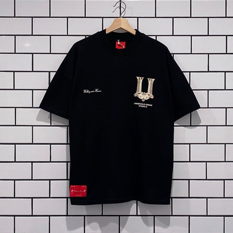 UNDERGOLD WALKING INTO HEAVEN GATE LIMITED T-SHIRT BLACK