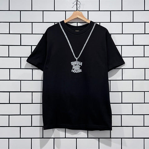 PLEASURES CHAIN T-SHIRT BLACK