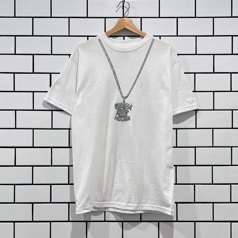 PLEASURES CHAIN T-SHIRT WHITE