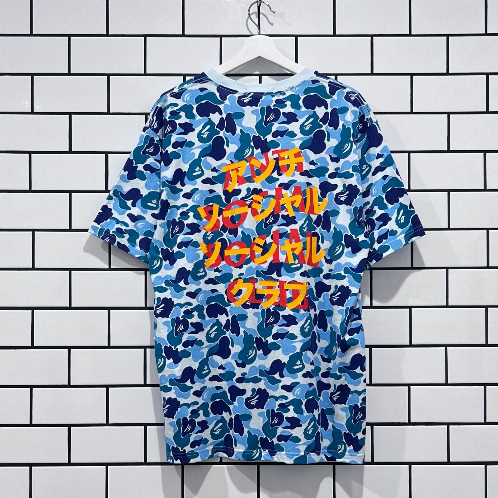 BAPE X ASSC ABC CAMO TEE BLUE CAMO | shoparchive.us