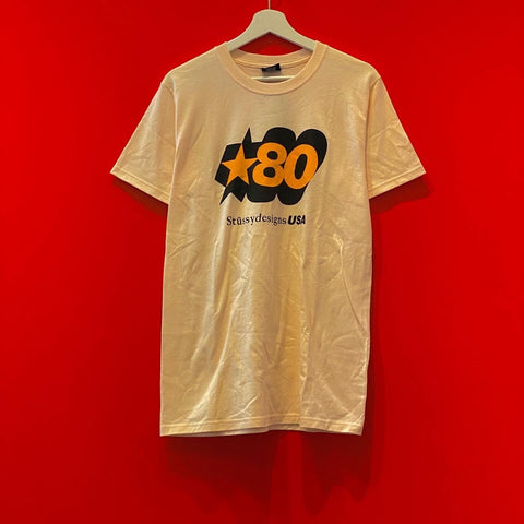 STUSSY 80 STAR TEE PALE