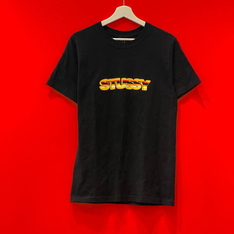 STUSSY PURE GOLD TEE BLACK