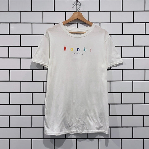 BANKS JOURNAL INTERN CLASSIC TEE OFF WHITE