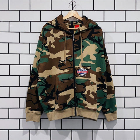 ICECREAM ICE CREAM ZIP THROUGH HOODIE CAMO