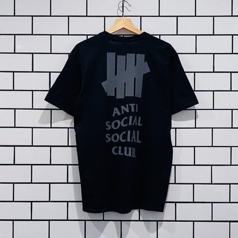 ANTI SOCIAL SOCIAL CLUB X UNDEFEATED LOCK 3M TEE BLACK