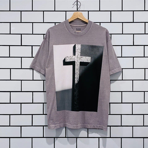 PLEASURES CROSS T-SHIRT GREY