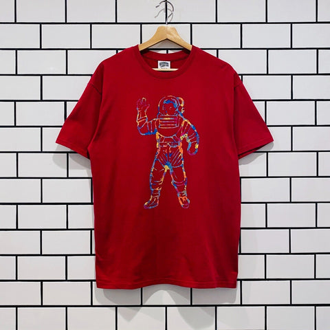 BILLIONAIRE BOYS CLUB BBC ASTRO FLORAL SS TEE RUMBA RED