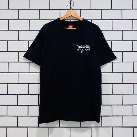ICECREAM ICE CREAM SNOW BUSINESS SS TEE BLACK