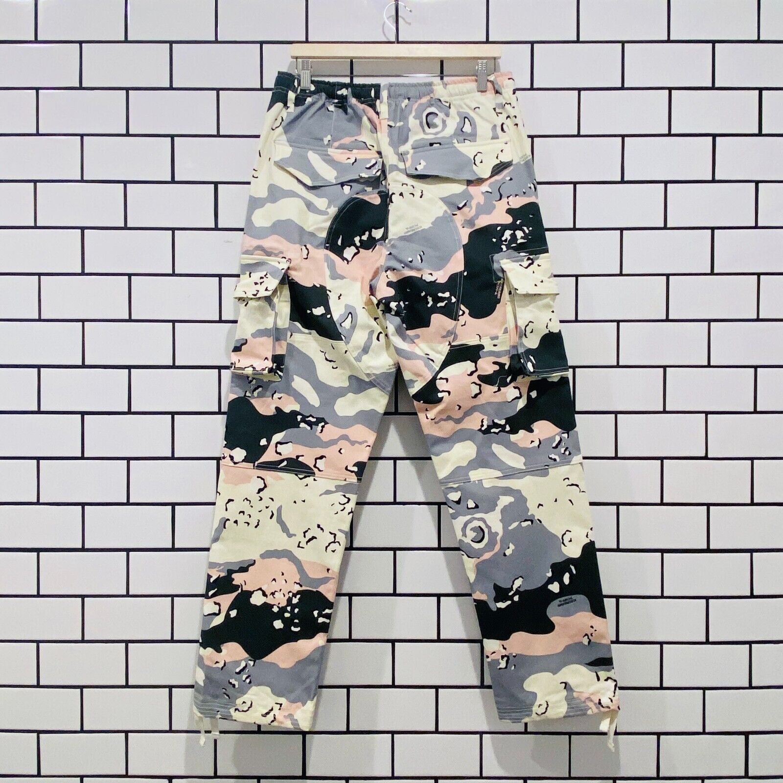 ICECREAM ICE CREAM DESSERT CAMO CARGO PANT WHISPER WHITE