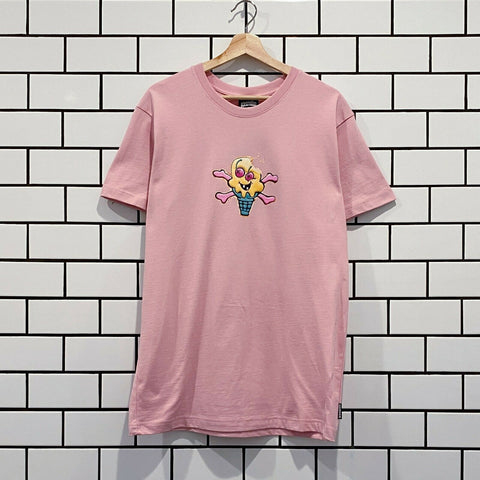 ICECREAM COOKIE SS TEE PINK NECTAR