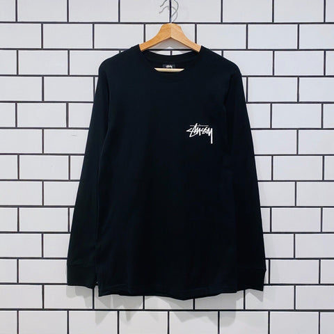 STUSSY OCULAR LS TEE BLACK